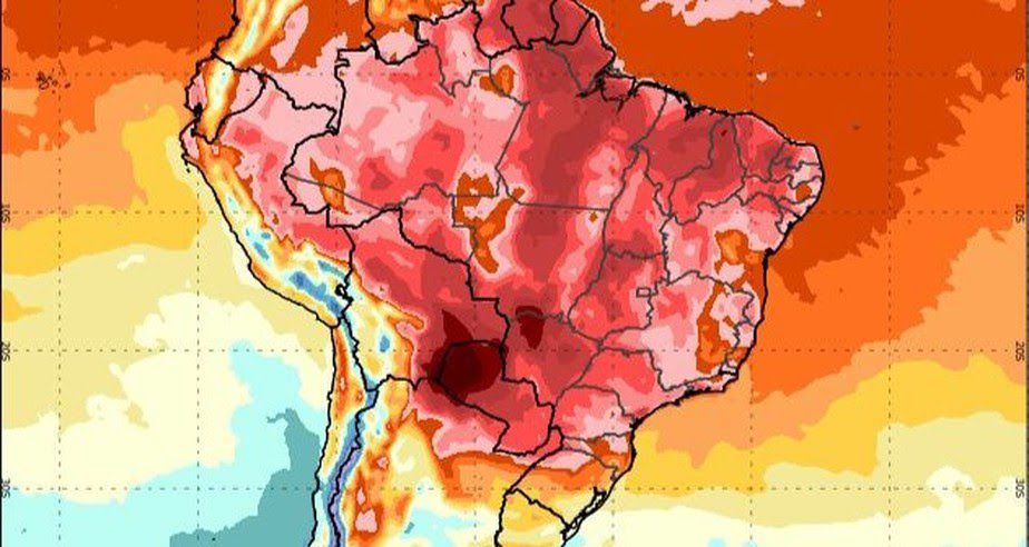 Existem três fatores que estão contribuindo para esta onda de calor, o primeiro é o fenômeno El Niño